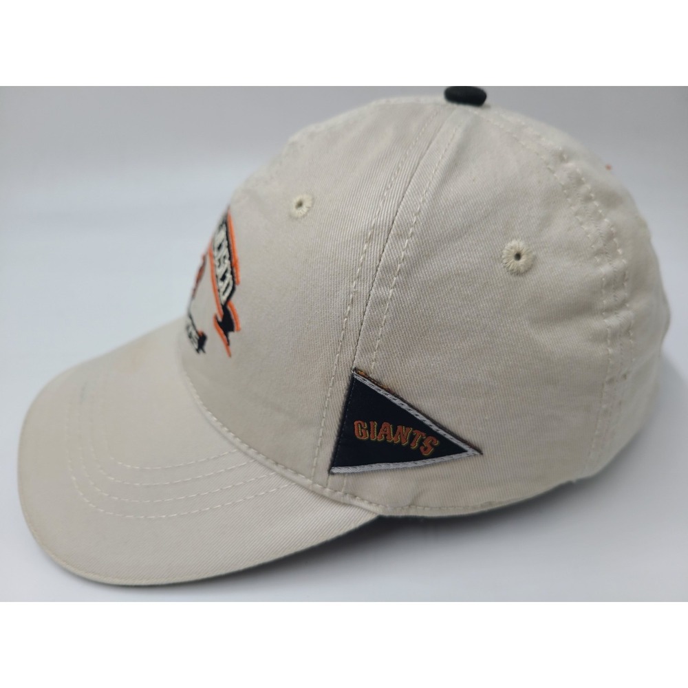 Vintage San Francisco Giants Drew Pearson Strapback (Fits Small) Hat Cap Beige - Picture 7 of 14